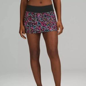 Lululemon Play off the Pleats Skirt - Floral Electric Multi/Rainforest